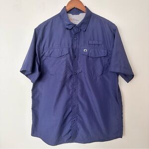 🧭 The American Outdoorsman Short Sleeve Performance Button-Up – Men’s L